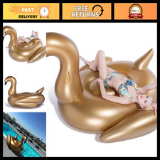 Giant Inflatable Flamingo Pool Float - Summer Beach Raft for Adults Kids, Part