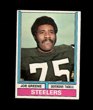 Joe Greene 1974 Topps Pittsburgh Steelers Football Card #40 (Misprinted back)
