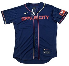  475 Nike Authentic Houston Astros Space City Connect Jersey Altuve Size 48 USA
