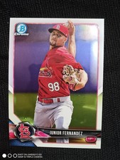 2018 Topps Bowman Chrome Junior Fernandez Cardinals