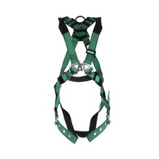 Msa Safety 10197201 V-Form Full Body Harness, 2Xl, 400 Lb., Quick-Connect