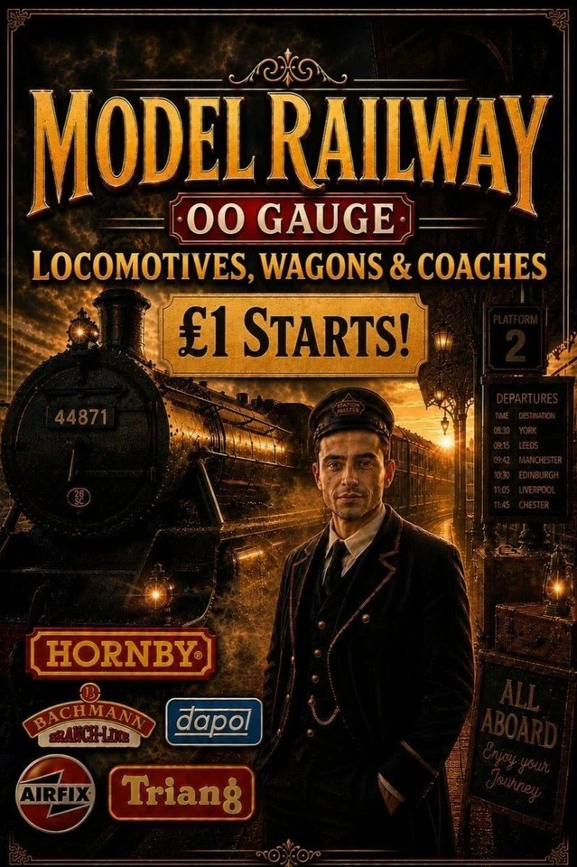 🚂Model Railway🚂 Locos, Wagons & Coaches ⭐OO Gauge!⭐ Boxed / Unboxed! 🚂