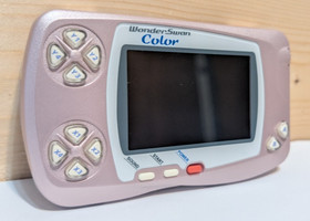 Bandi WonderSwan Color Pink W/IPS Screen No Game *Tested*