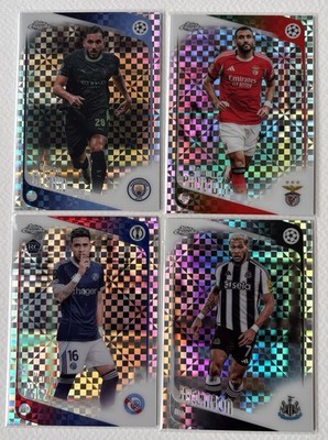 Topps Chrome UEFA Club Competitions 2025-26 Soccer X-FRACTOR Complete Your Set