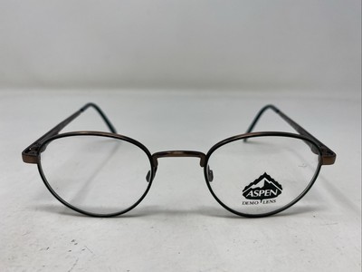 ASPEN AK2 MBR/GR 43-19-125 Matte Brown/Green Full Rim Eyeglasses Frame +X46