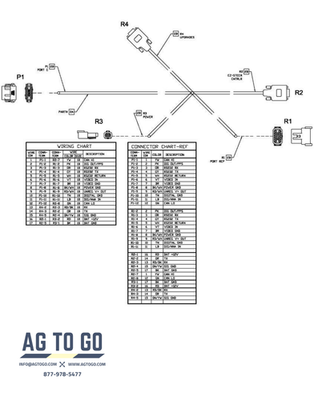 「G501」 Trimble Display to EZ-Steer Cable P/N 75742 | eBay