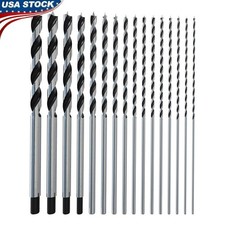 Brad Point Wood Drill Bit Set 15 Sizes Precision Cutting Tools Woodworking New