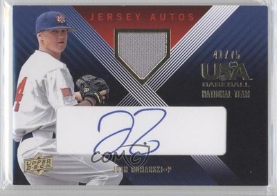 2008 Upper Deck USA Baseball National Teams Team 41/75 Josh Romanski Auto 0s3