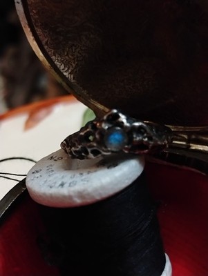 LSD JEWELLERY SEA WITCH LABRADORITE Sterling Silver Goth PAGAN Magician 