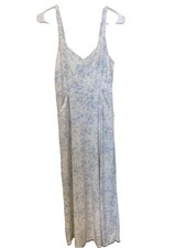 Hawthorne 41 Women’s Maxi Dress White Pastel Sprinkles Pockets Medium Feminine