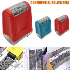 Identity ID Theft Protection Roller Stamp Guard Privacy Confidential Data Secure