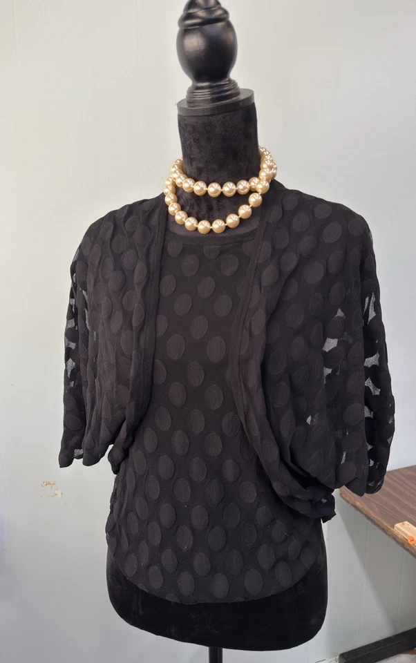 复古 Jean Paul Gaultier Soleil 透明包裹和上衣 罕见 Avangard 复古 S — 第 3/4 张图片