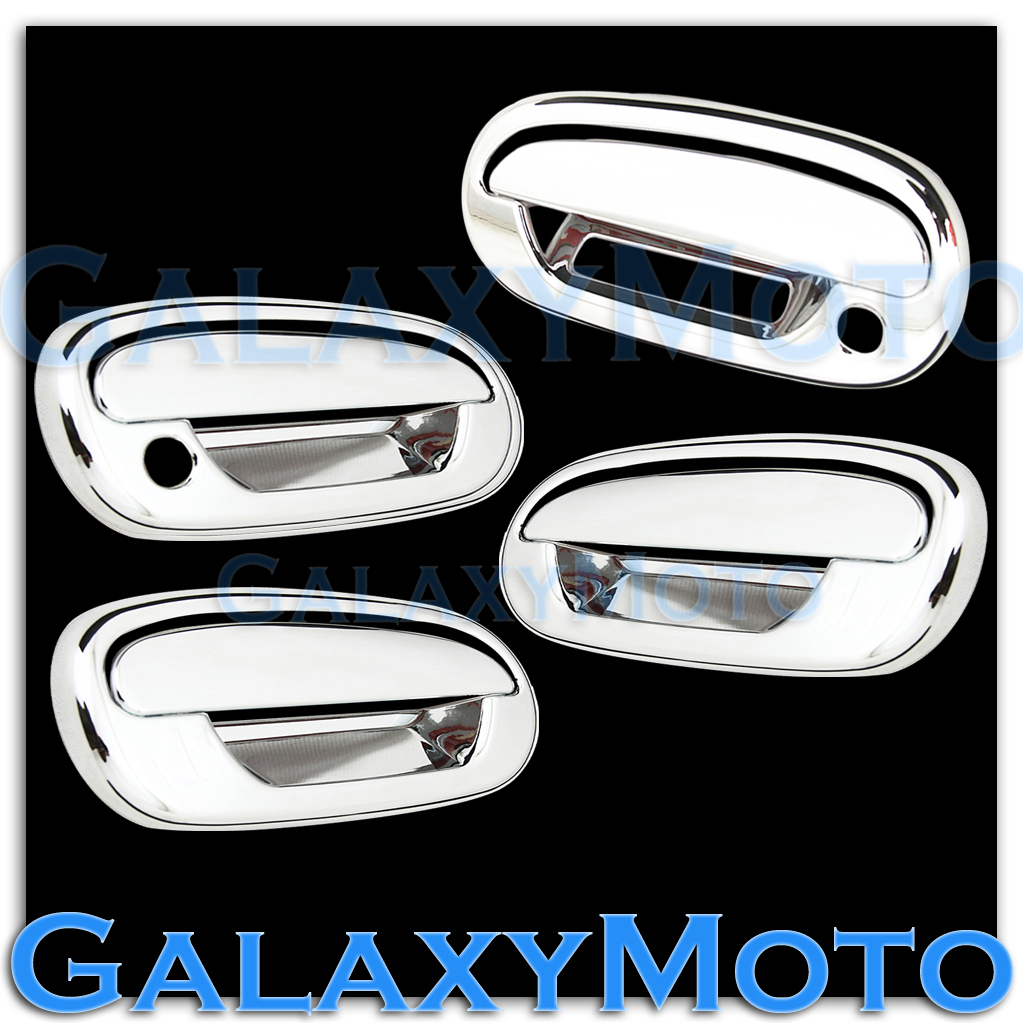 Chrome ABS Door Handle Covers For Ford Expedition 97-02 – 4 Door, With Keypad & Keyhole
