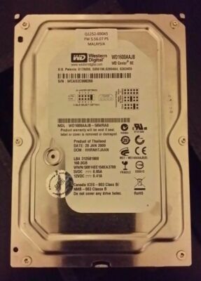 HP DESIGNJET 5500PS HARD DRIVE DISK HDD Q1252-69045 5500 POSTSCRIPT WARRANTY
