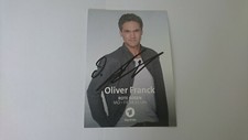 Oliver Franck Rote Rosen Das Erste Autogrammkarte mit Original Unterschrift