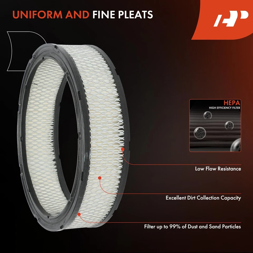 Воздушный фильтр двигателя для Ford F250 F350 F100 1956 1961-1964 1967 Jeep CJ5 1971-1983 - Изображение 4 из 4