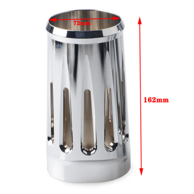 Edith ページ Chrome Fork Boot Slider Cover Cow Bells For Harley Touring