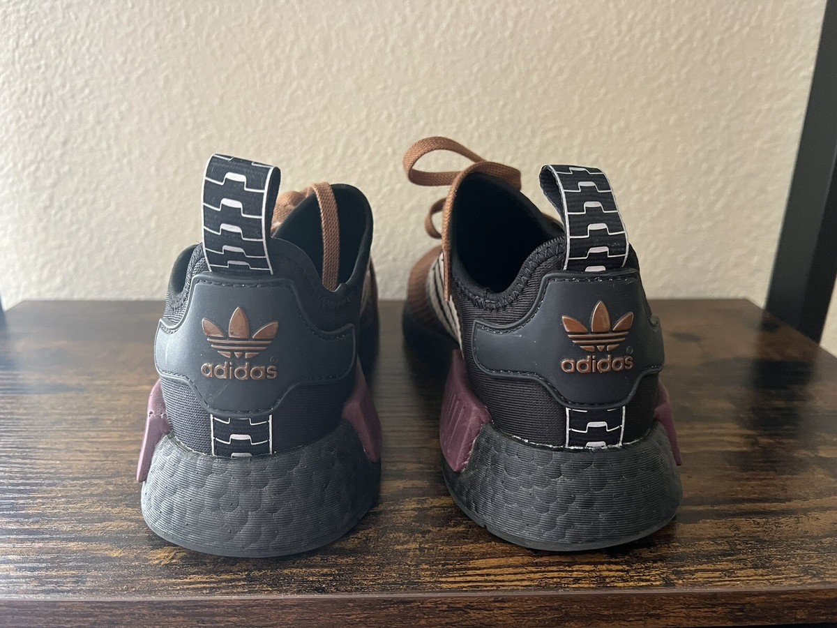 ORIGINAL ADIDAS STAR WARS MANDALORIAN NMD_R1 BROWN/TAN/ BLACK SZ 5.5 Youth  / US | eBay