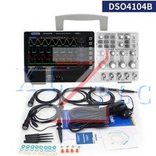 1PCS New Hantek DSO4104B 100MHz 1GS/s 7'' 800x480 64K USB digital  oscilloscope