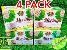 4 Boxes TE de MORINGA / MORINGA TEA 100 bags 2 grs ea Antioxidants Free Shipping