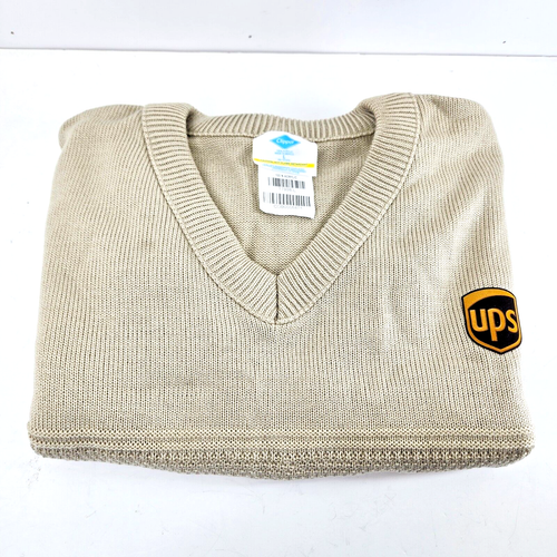 UPS PULLOVER beige mit Ärmeln GR. L (Large) - Bild 2 von 6