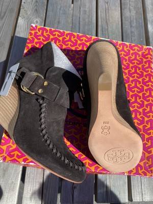 tory burch wedge booties