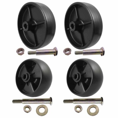 MTD Toro Mower Deck Wheels 4-Pack Deck Wheel Kit For Cub Cadet, MTD, Toro & More - 5" Diameter, Fits 753-04856A, 734-0973 & Other Models Lawn Mower Parts For Cub Cadet - Foto 13