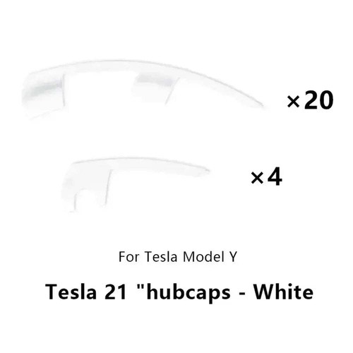 20/21 Inches Hub Caps Patch Luminous Wheel Cover Car ABS Wheel Protector For Tes - Picture 7 of 12
