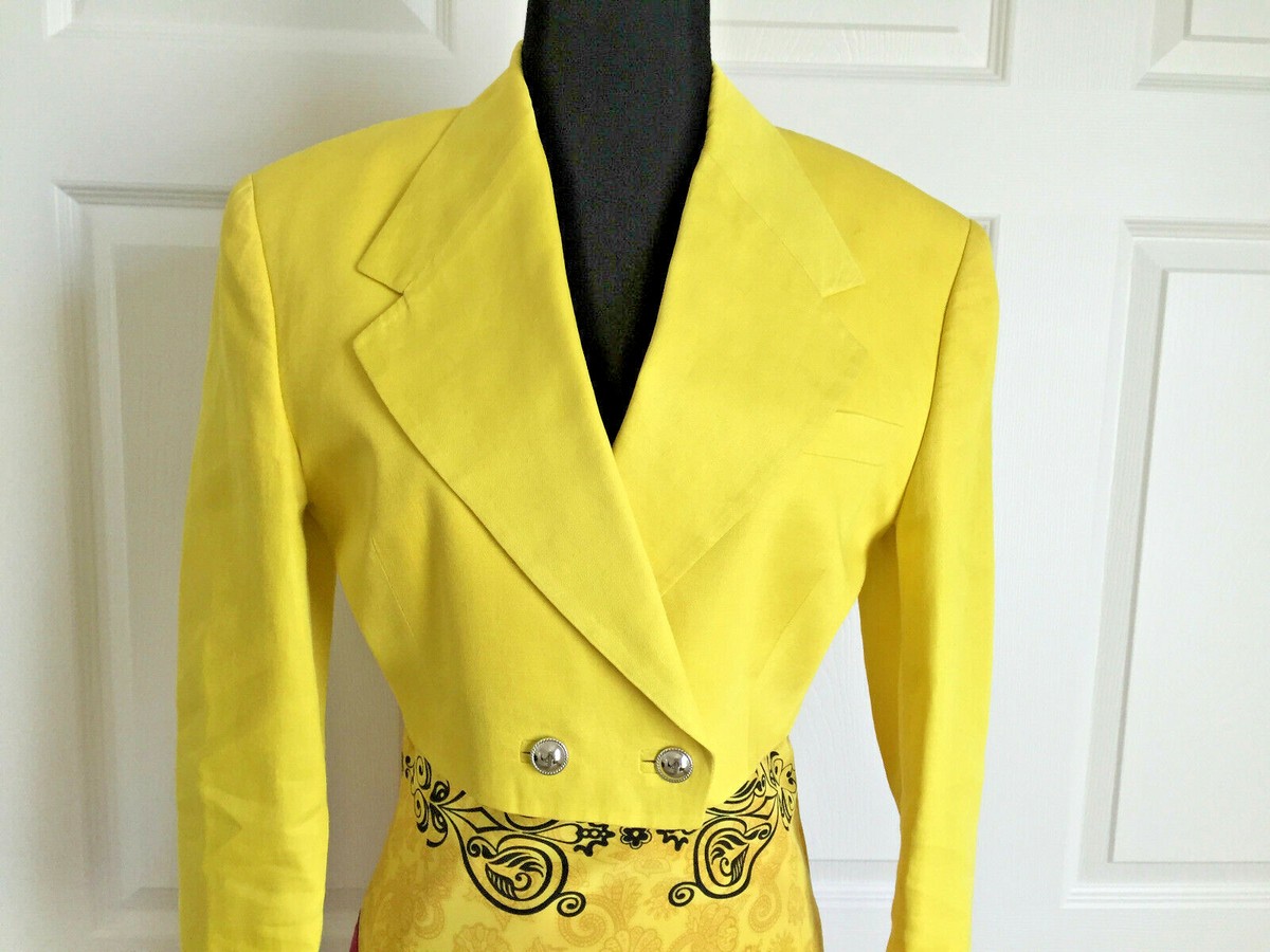 Vintage Gianni Versace Couture Skirt Suit**Linen & Silk