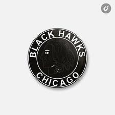 Chicago Blackhawks NHL  4'' X 4'' Round Decorative Magnet