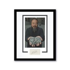 Ai Weiwei "Sunflower Seeds" AUTOGRAPH Signed Custom Framed 11x14 Display I ACOA