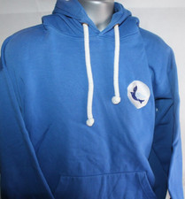 Sweat à capuche football rétro style Cardiff City années 60, taille L, écusson brodé, occasion