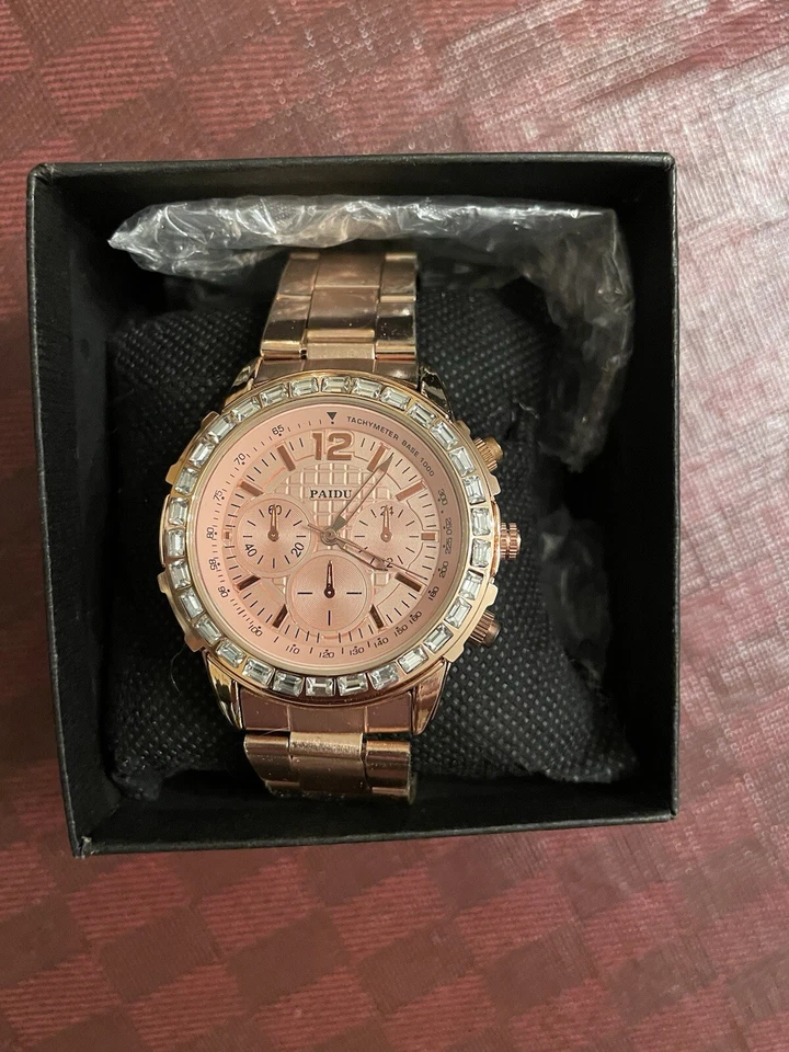Шикарный Paidu розового золота цвет женские часы, совершенно новый - Изображение 2 из 3