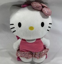Hello Kitty Sanrio Plush Backpack 14 Sequins Pink