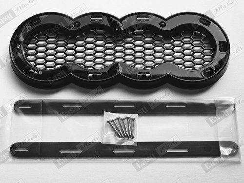 Audi Emblem Ring Badge Logo Holder for honeycomb grills all grills (Two types) - Foto 7 di 45