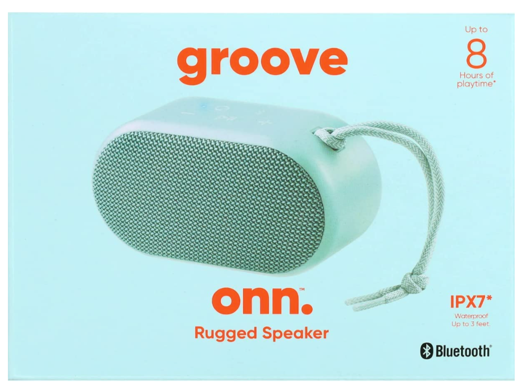Onn Waterproof Speaker Walmart Onn+ Small Rugged Bluetooth