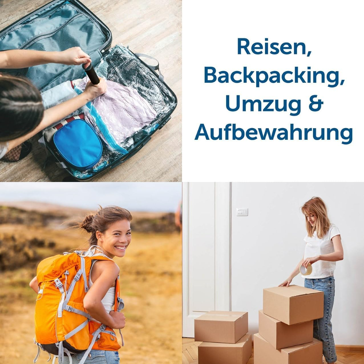 Reiseorganizer Kompressionsbeutel - 4-teiliges Set Für Gepäck