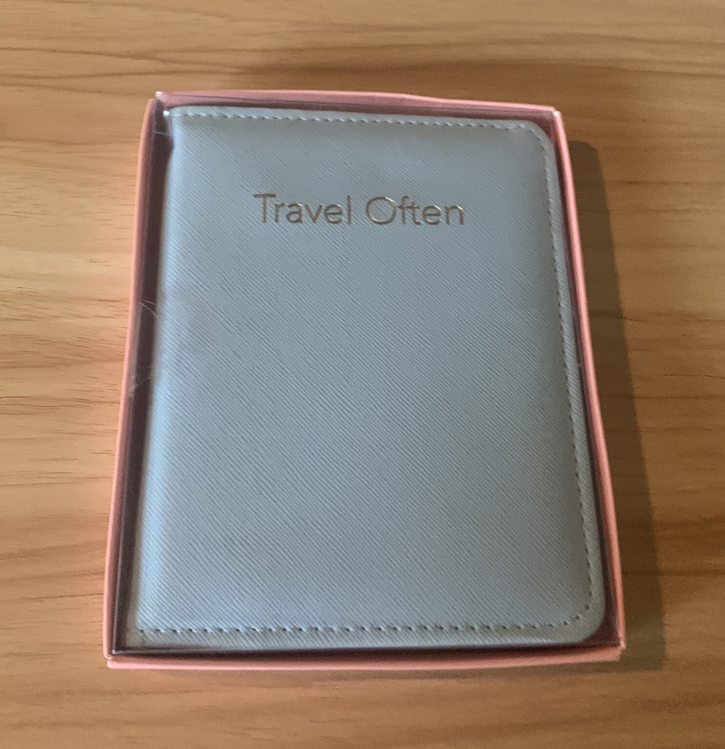 NIB Blue Travel Often Passport and Card Holder-image