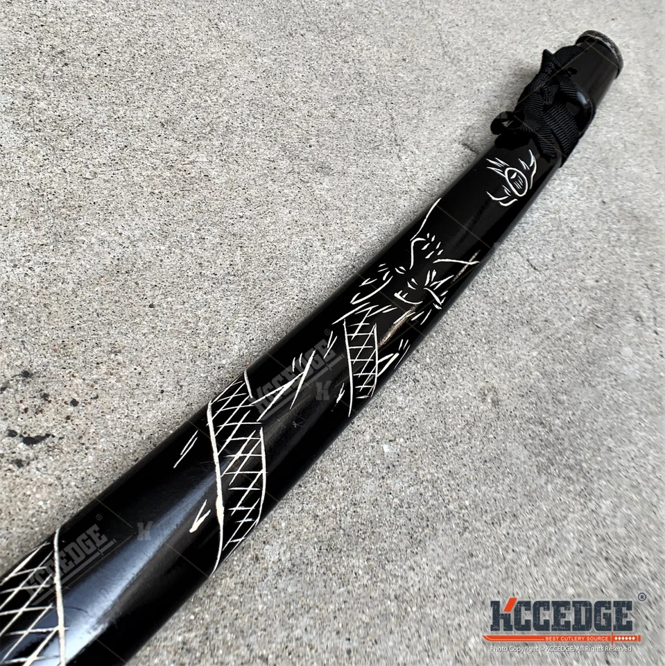 ESPADA KATANA SAMURAI ESTILO JAPONÉS PRÁCTICA ENTRENAMIENTO 40" con Tsuba y Saya Foto 4 de 4