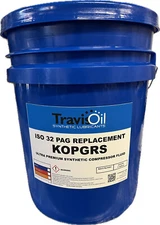 Travis Oil ISO 32 PAG Replacement KOPGRS Ultra Premium Compressor Fluid