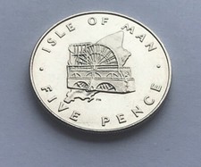 Simply Coins COIN 1978 ISLE OF MAN UNCIRCULATED FIVE 5 PENCE FROM SET