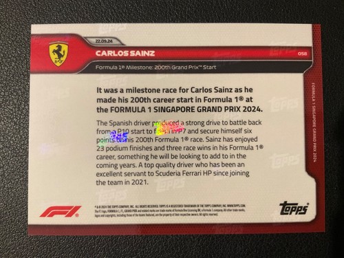 *PICK YOUR CARD* 2024 Topps Now Formula 1 F1 Base Set (UPDATED Jan 22, 2025) - 第 126/172 張圖片