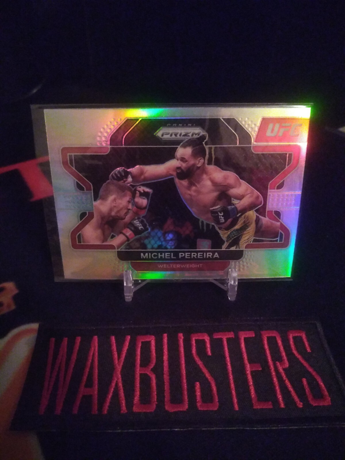 2021 PANINI PRIZM UFC ROOKIE RC SILVER MICHEL PEREIRA NO. 183