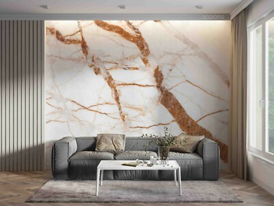 3D Abstract Marble Texture Self-adhesive Removable Wallpaper Murals Wall 246