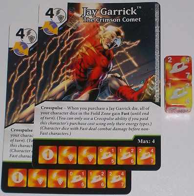 2 x JAY GARRICK: THE CRIMSON COMET 62 Green Arrow and The Flash Dice Masters
