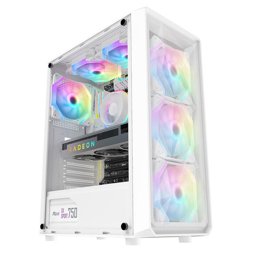Seite Transparente Gaming Computer Fall E-Sport PC Turm für ATX/M-ATX/ITX - Afbeelding 14 van 14