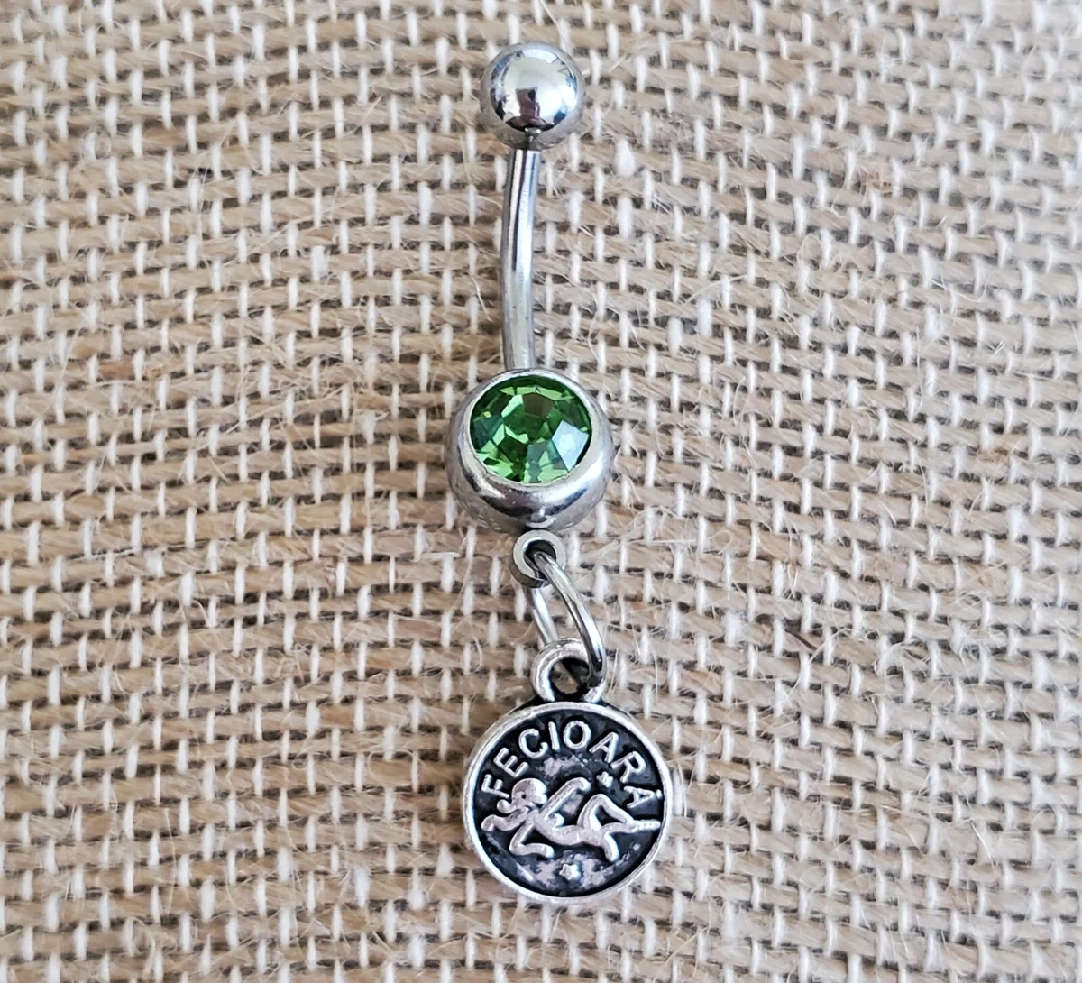 Custom made Stainless Steel Virgo Zodiac August Birthstone