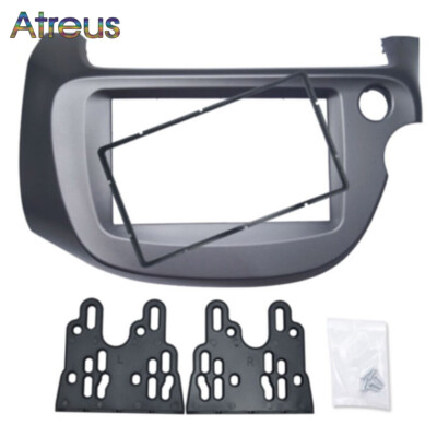 Car Stereo Radio Fascia Panel Dash Trim 2 Din Frame For Honda FIT 1.5L 06-13 RHD