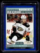2021-22 O-Pee-Chee Blue Parallel Mason McTavish RC Anaheim Ducks #626