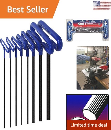 Eklind Sechskantschlüssel-Set 8-teilig – 2–10 Mm, Mit Gepolstertem Griff, Made In USA